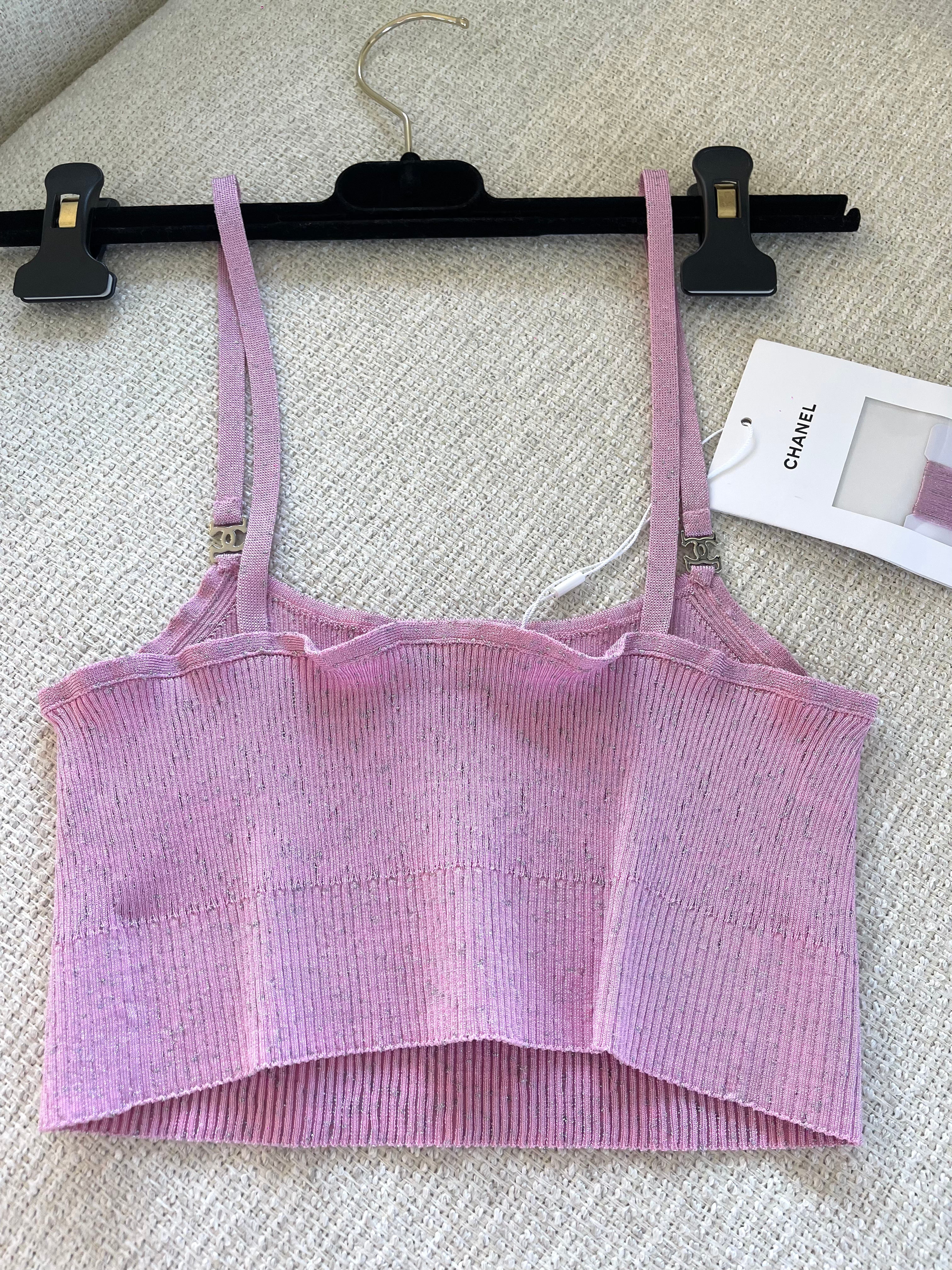 Chanel crop top 38