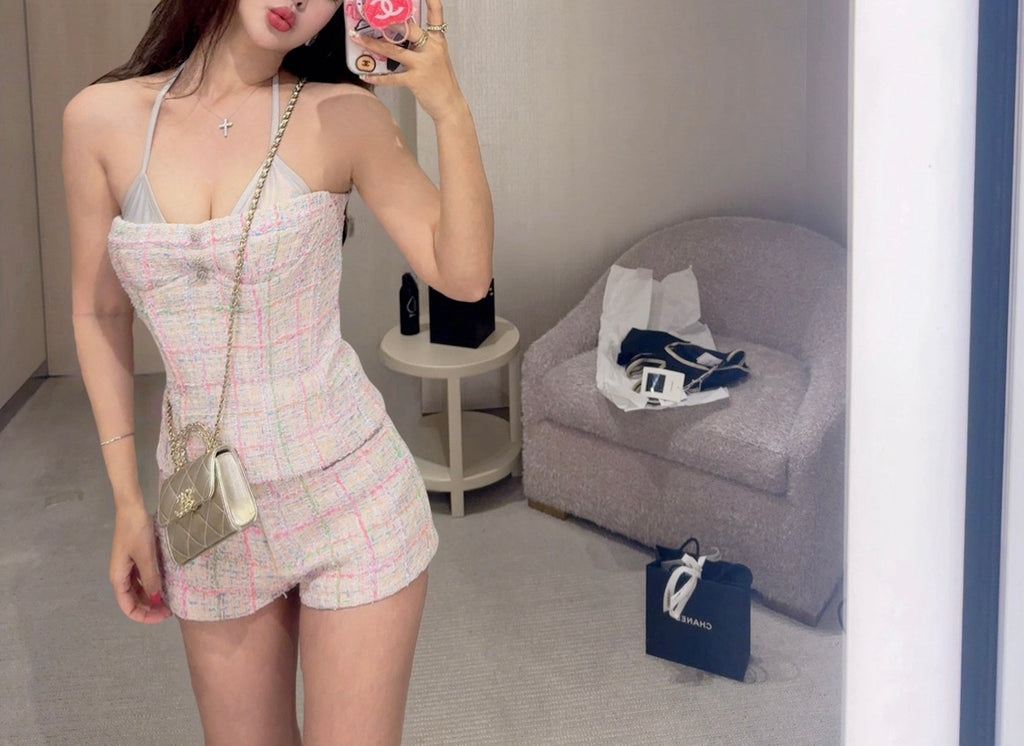 Chanel top shorts set