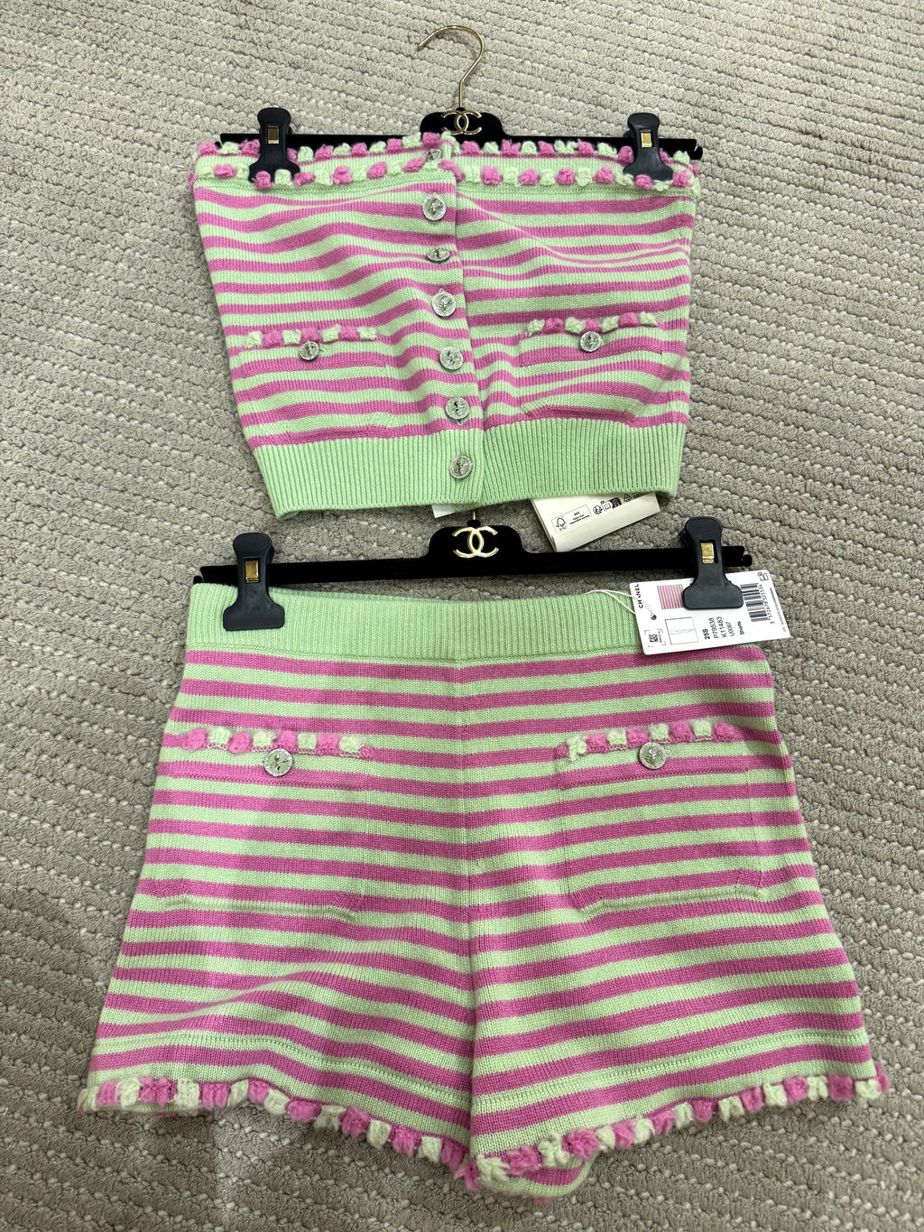Chanel top shorts set 36