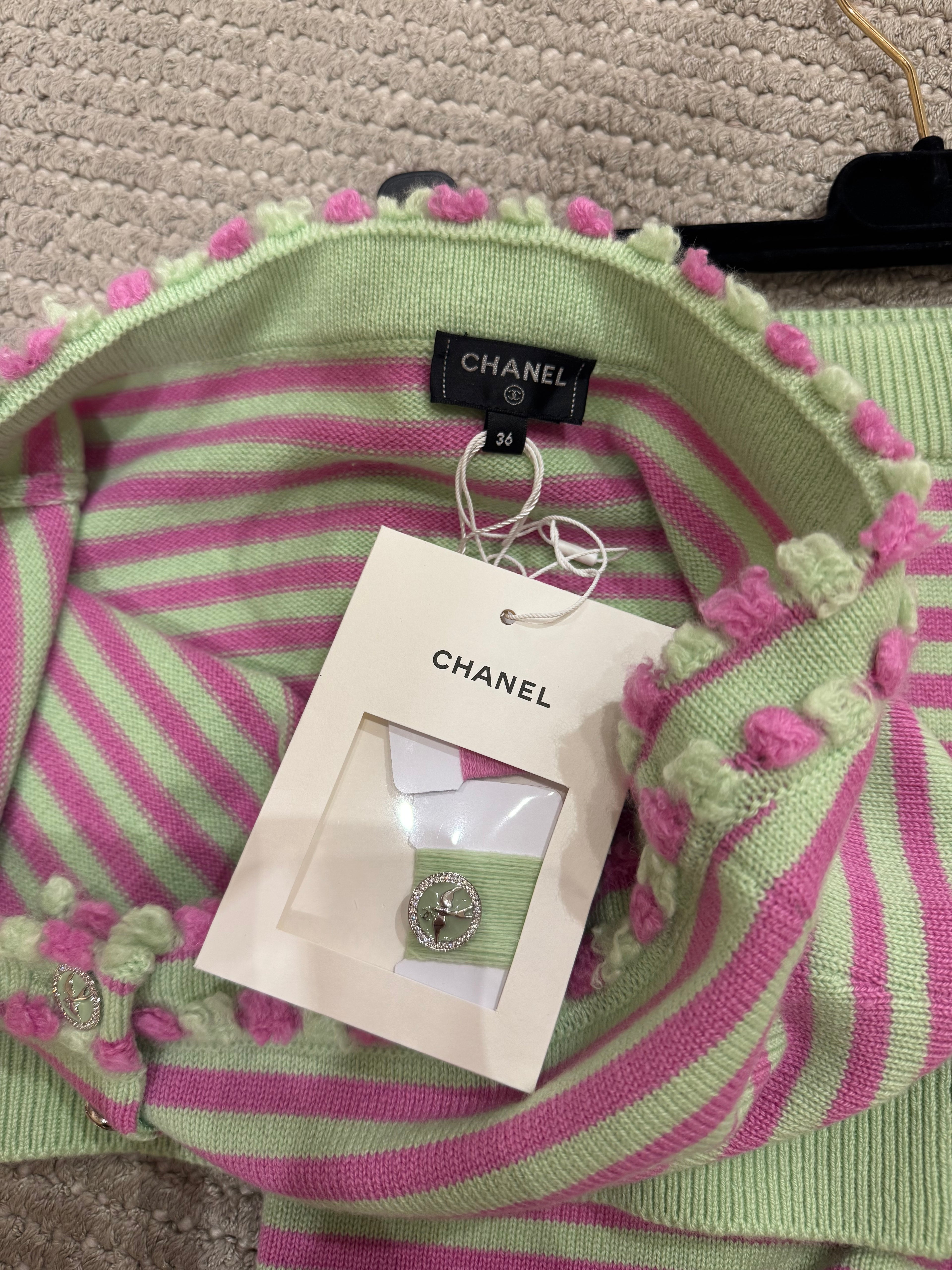Chanel top shorts set 36
