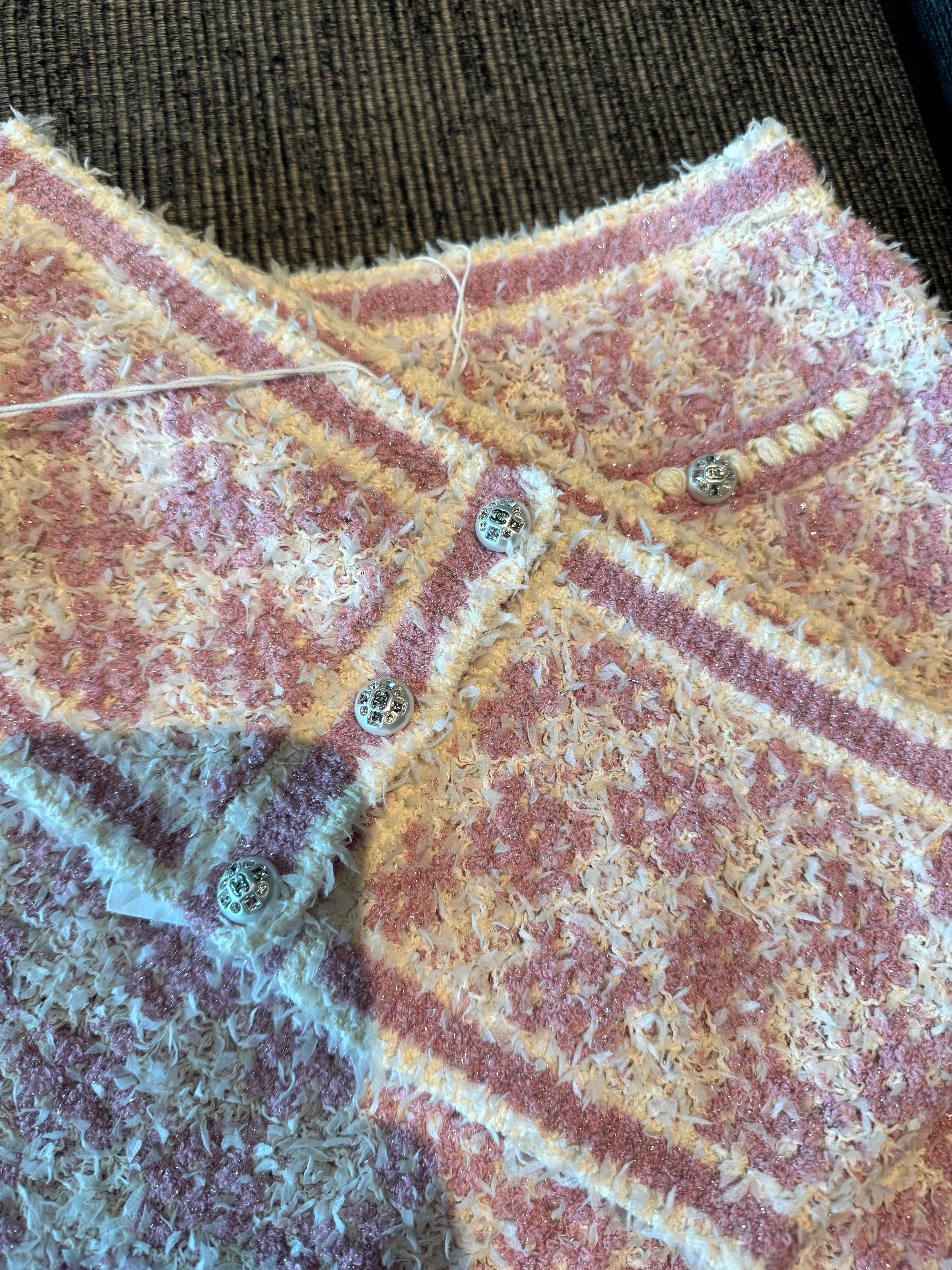 Chanel top skirt set 36