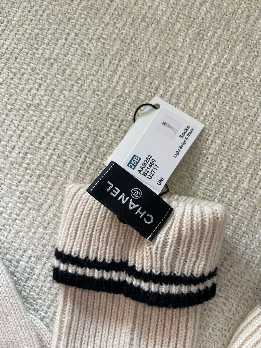 Chanel 25B socks
