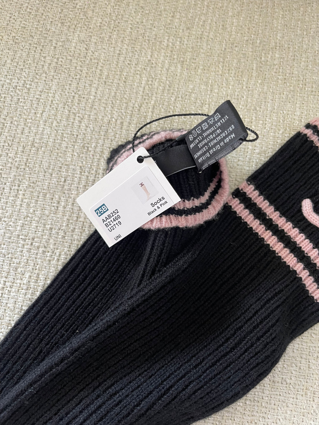 Chanel 25B socks