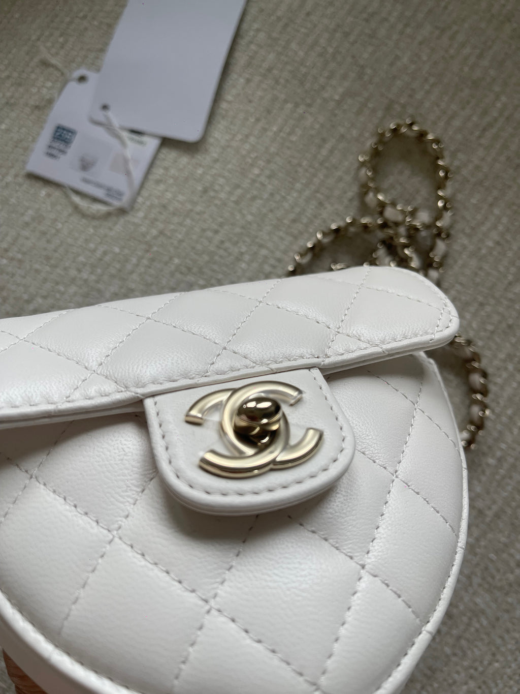Chanel heart bag