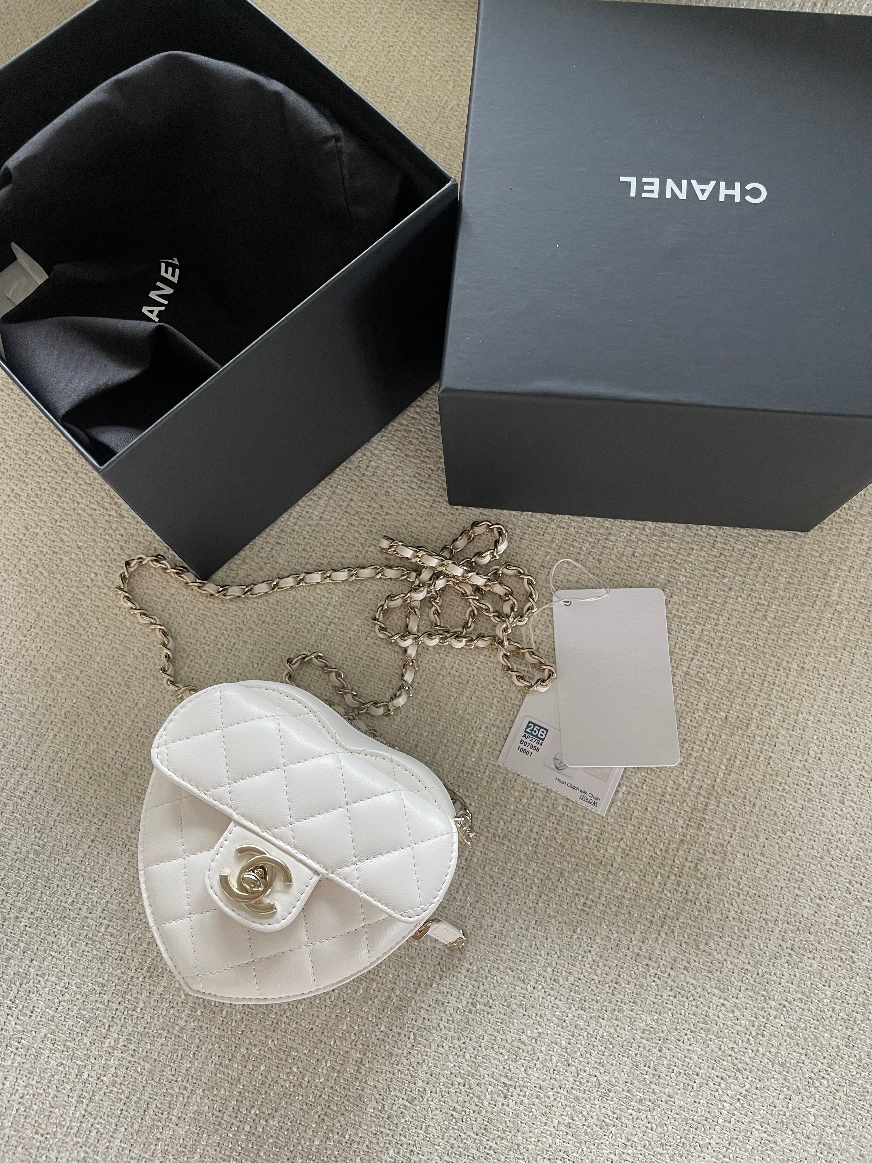 Chanel heart bag