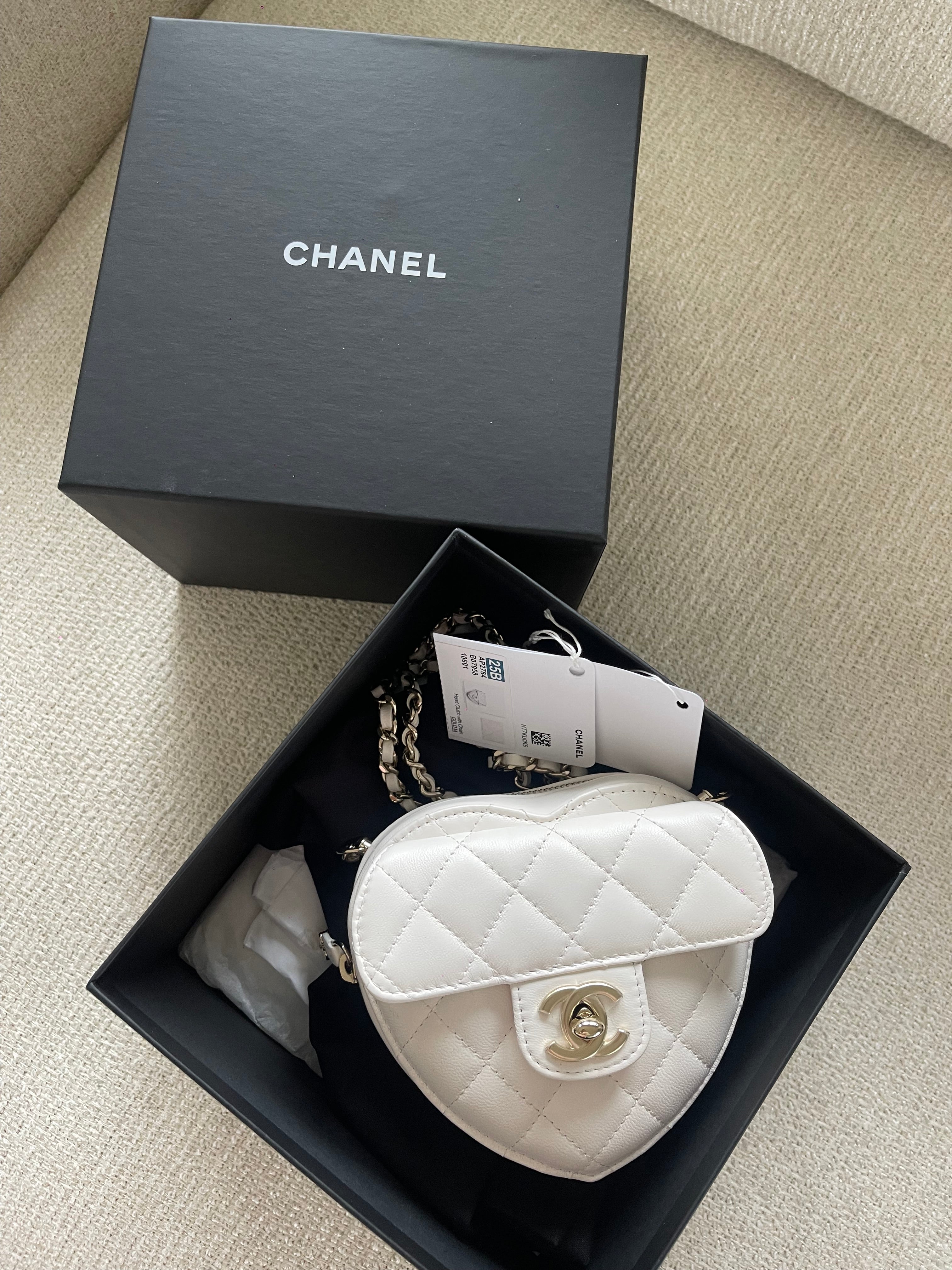 Chanel heart bag