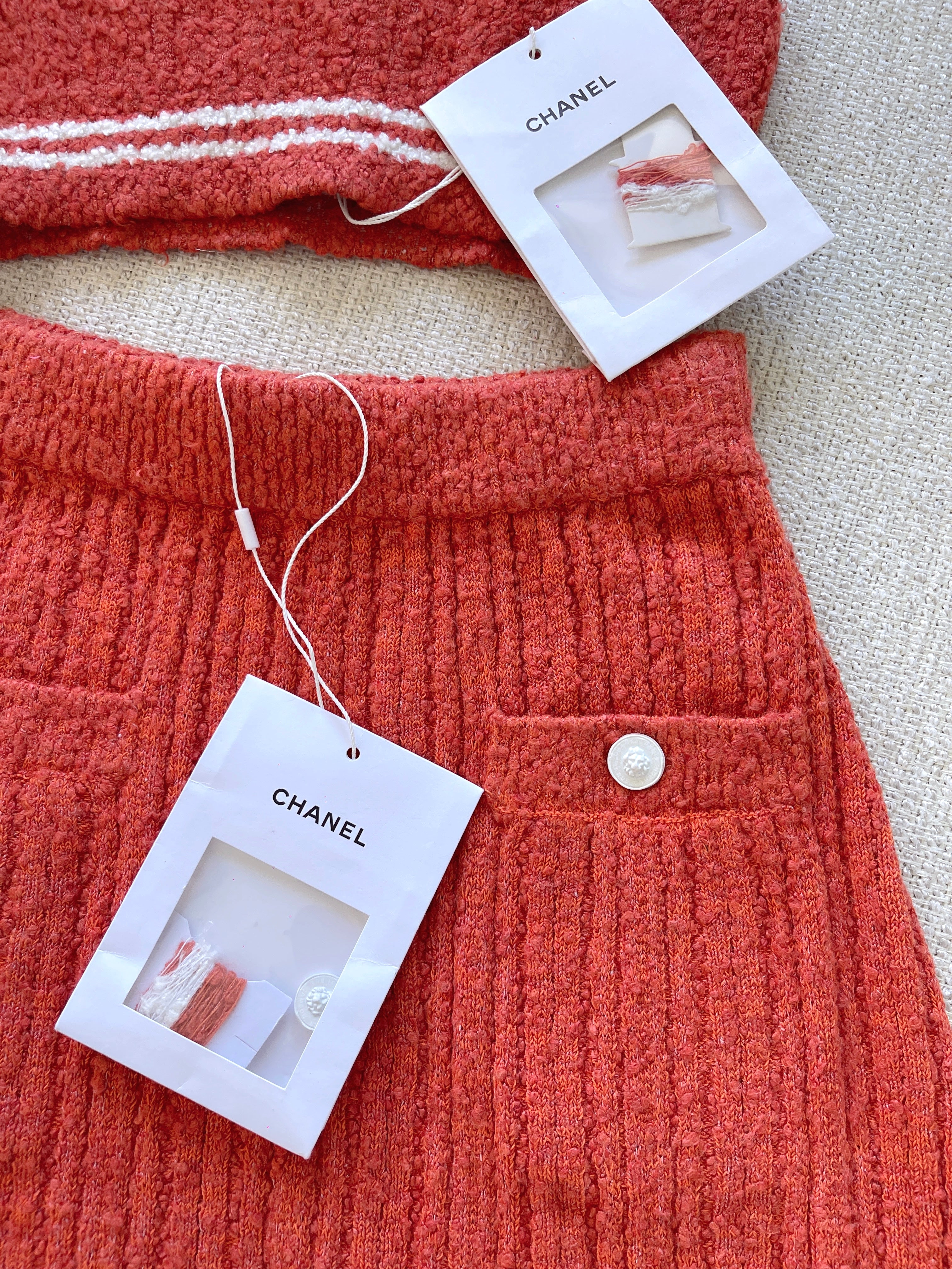 Chanel top short set 36