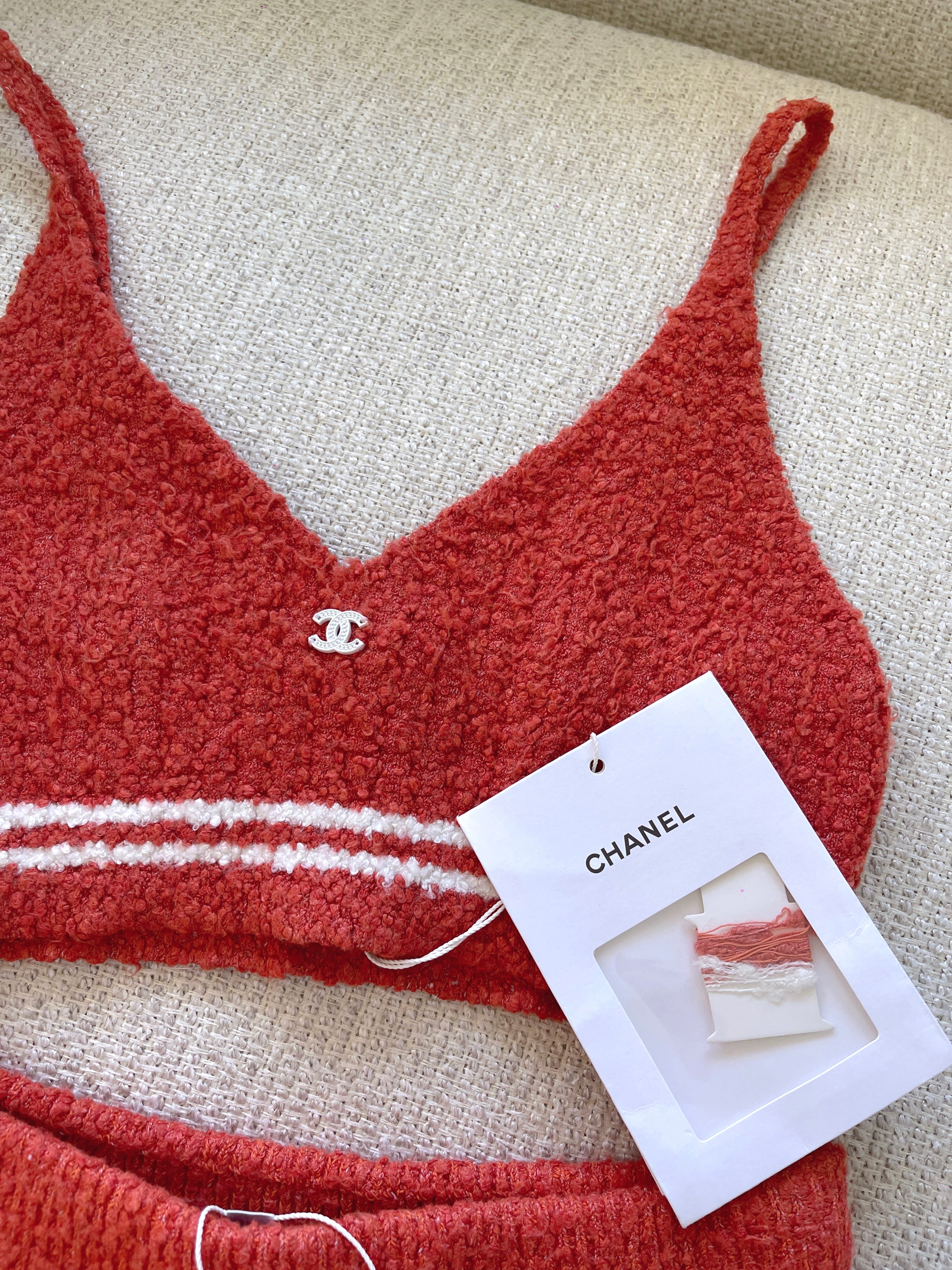 Chanel top short set 36