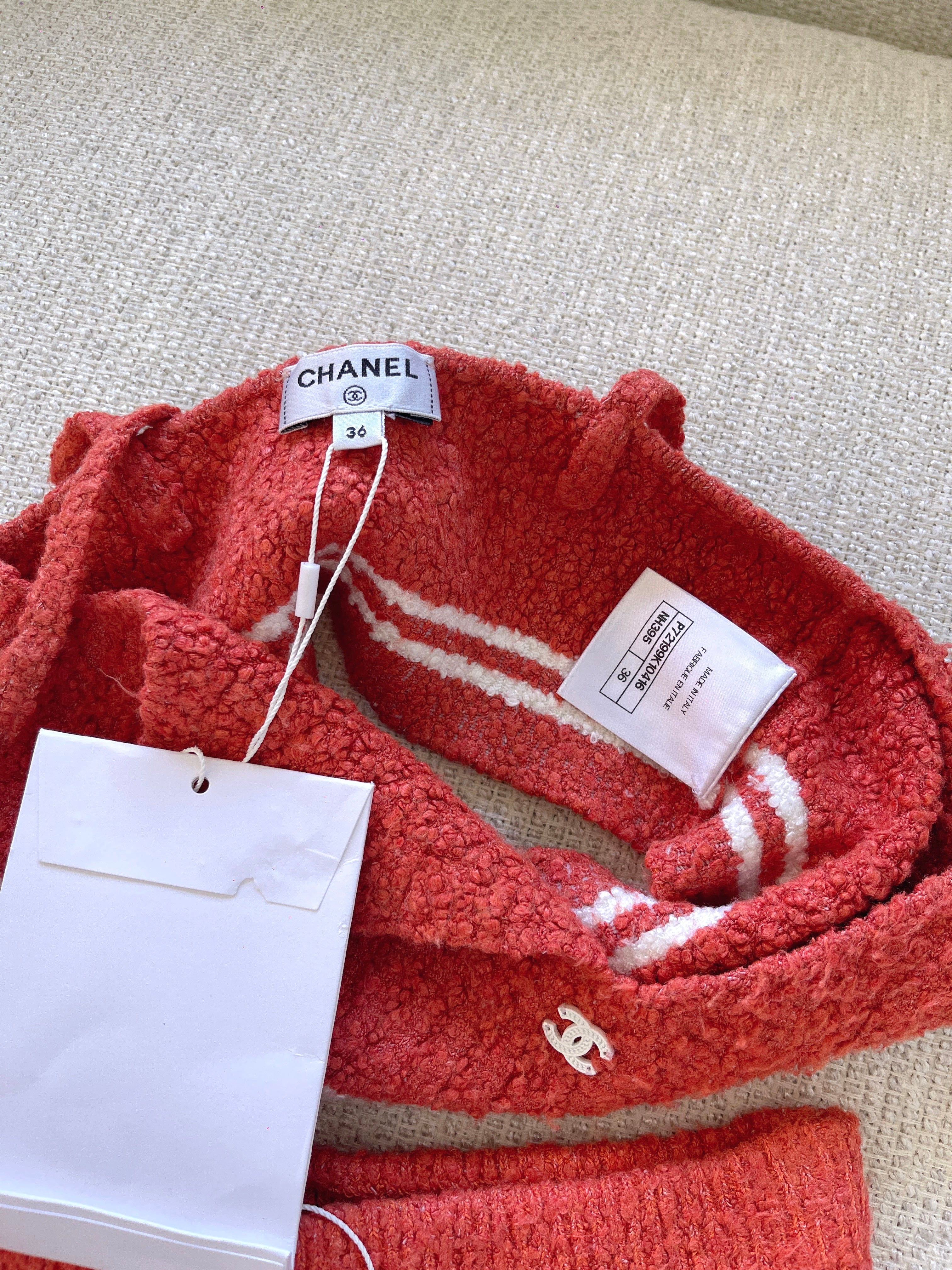 Chanel top short set 36