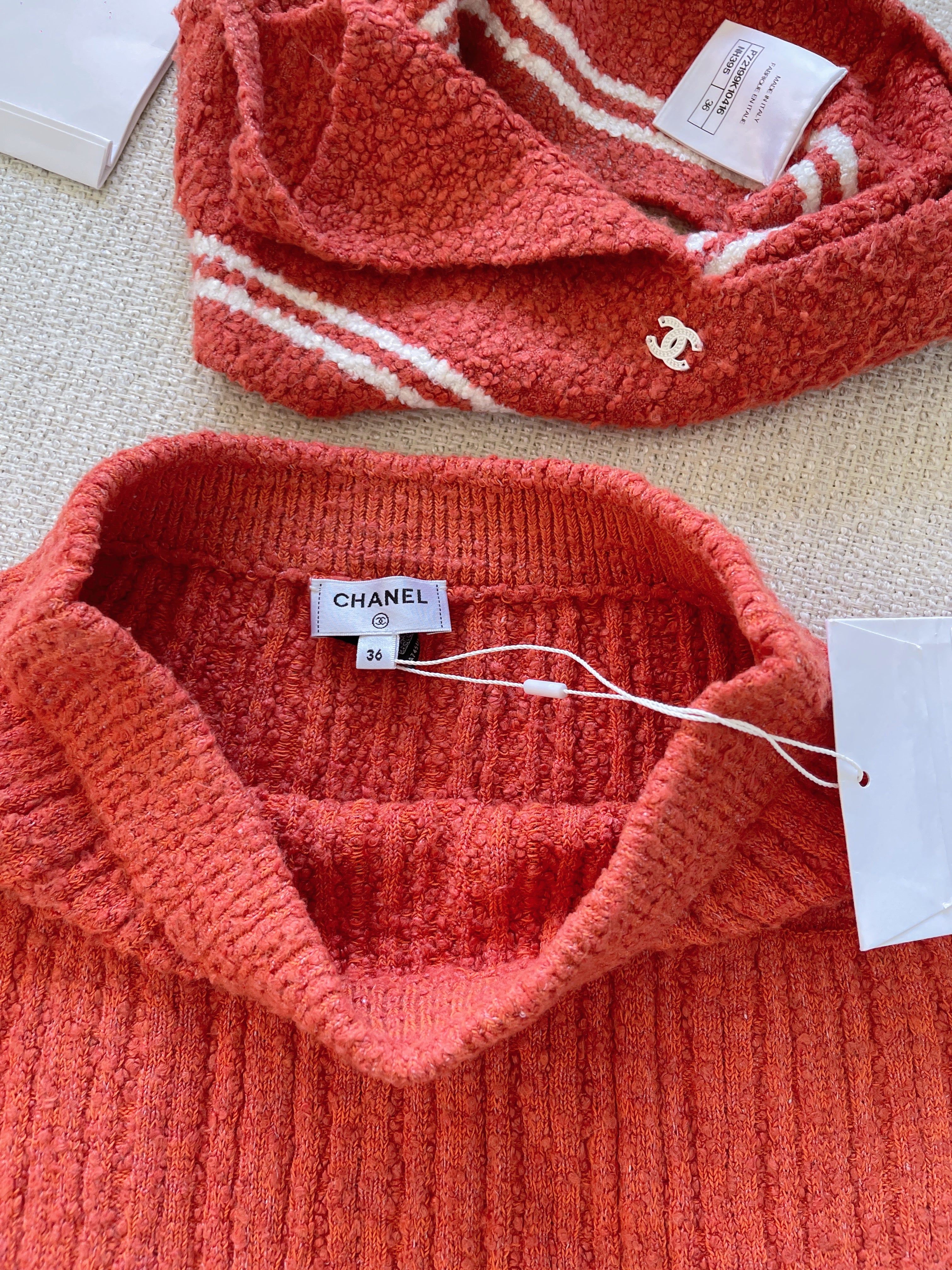 Chanel top short set 36