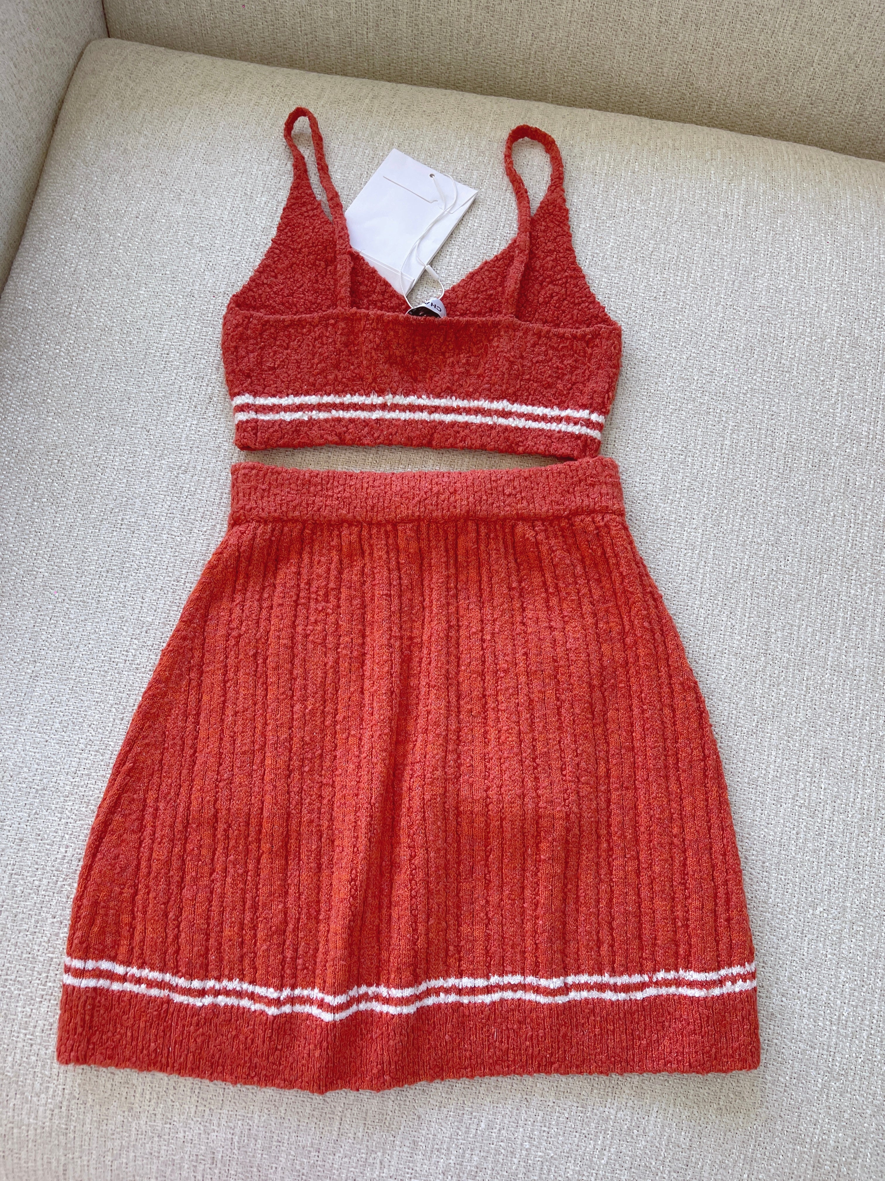 Chanel top short set 36