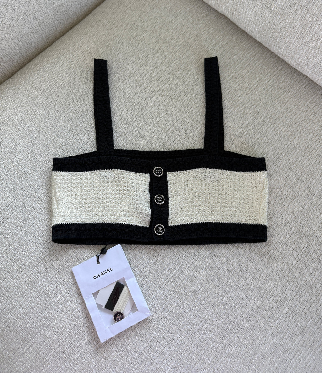 Chanel crop top 38
