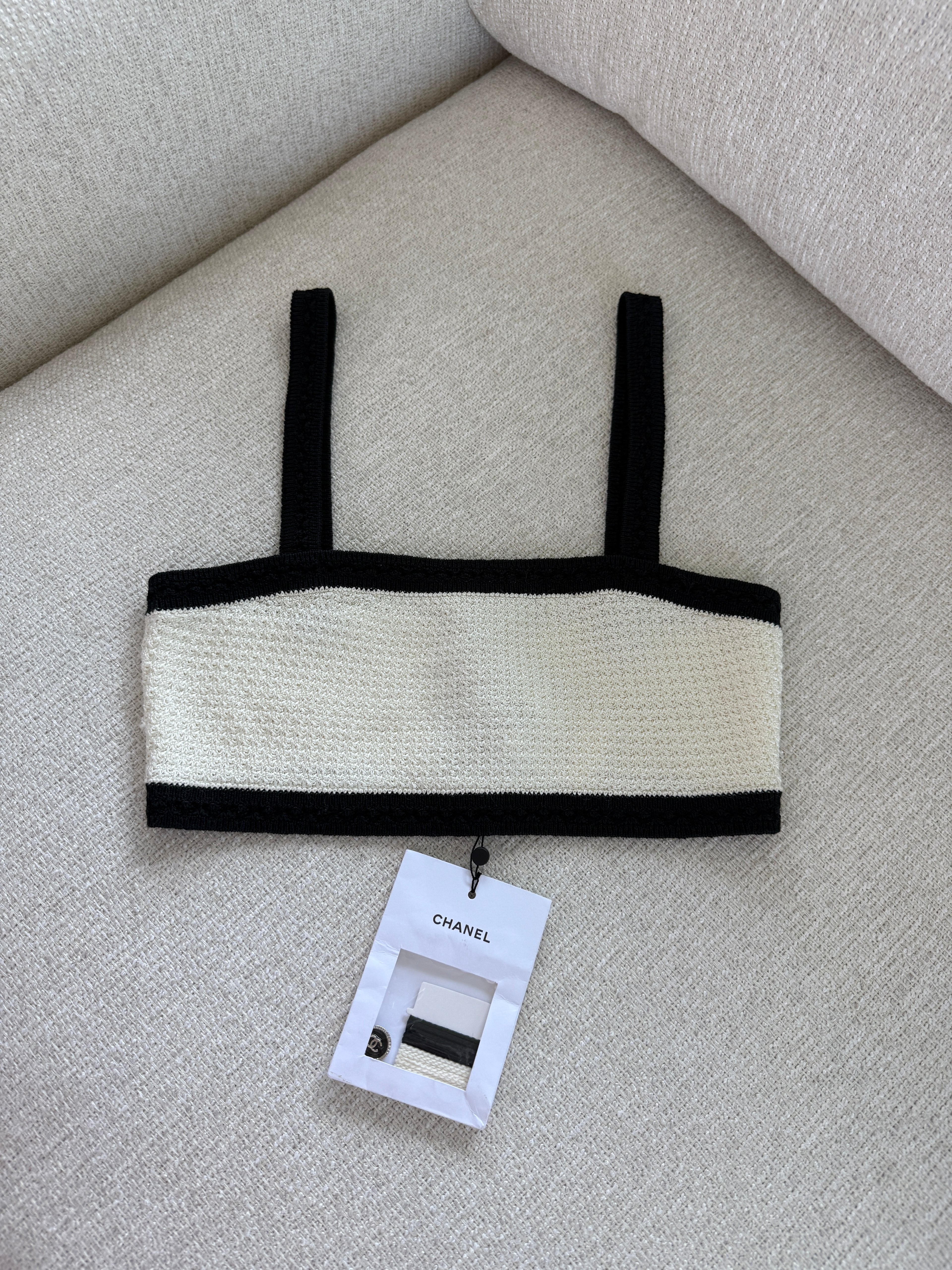 Chanel crop top 38